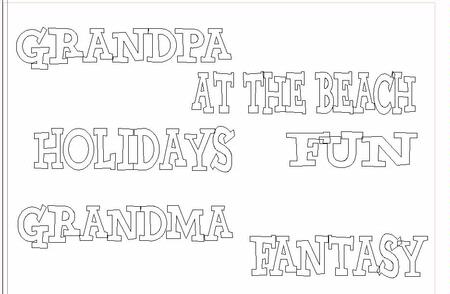 Grandparents Holiday Words