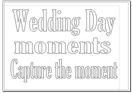 Wedding Key Words Scrapbooking