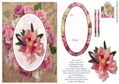 Swinger Card Pink Roses