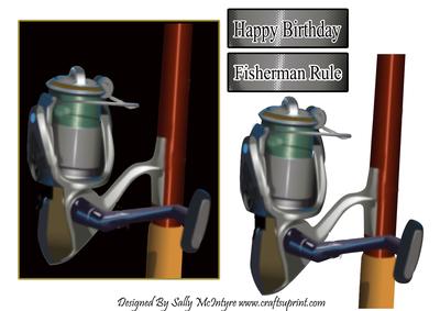 Fisherman Rule Happy Birthday