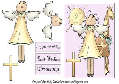 Christening Happy Birthday Gold Cross