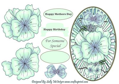 For Someone Special Happy Birthday Happy Mothers Day in Gree