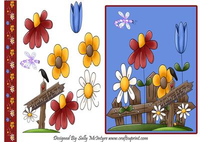 Welcome Friends Step by Step Matching Ribbon