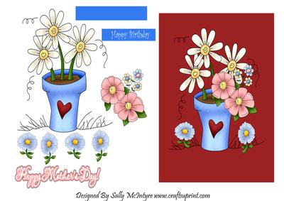 Country Style Happy Mothers Day Birthday