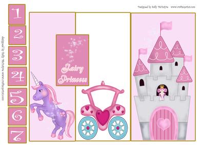 Fairy Princess Fold Back Card Ages 1-6