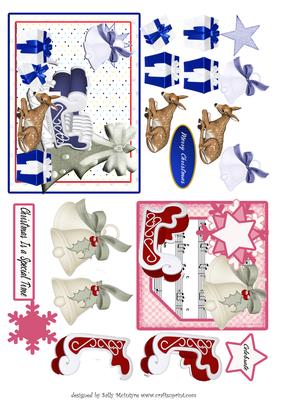 Its Christmas Time 2 Card Sheet