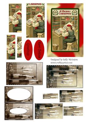 Santas Workshop Champagne Celebration Time
