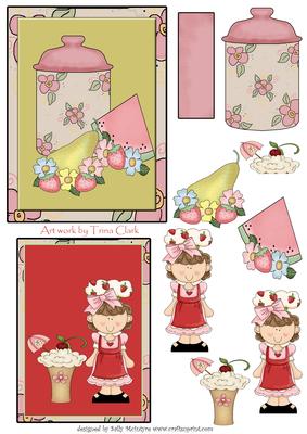 Strawberry Shortcake in the Kitchen