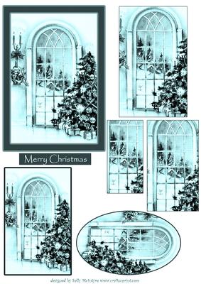 Its Christmas Time Vintage in Azure