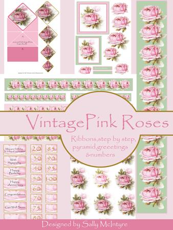 Everything in Pink Rose Design for a Beautiful Card