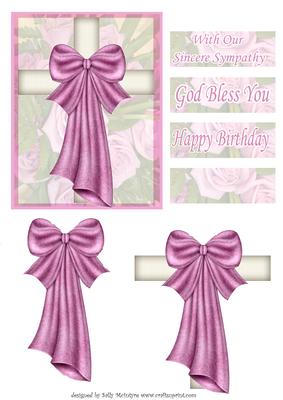 With Sincere Sympathy God Bless Happy Birthday