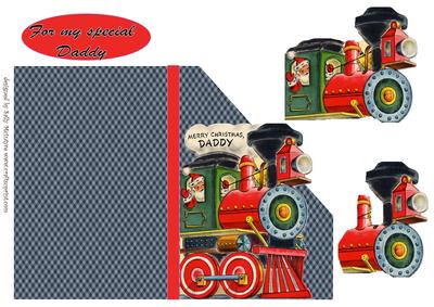 For My Special Daddy Santa Train