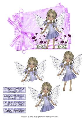 Oh My Fairy Princess, Happy Birthday Niece,grand Daughter Da
