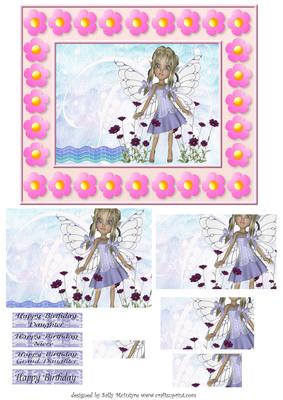 Fairy Pyramid Happy Birthdaydaughter Grand Daughter Niece