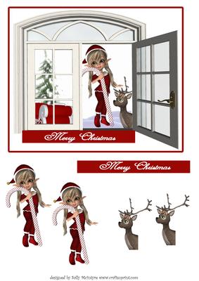 Design a Christmas Window Step by Step