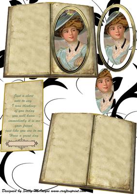 Friendship Quote Book Card