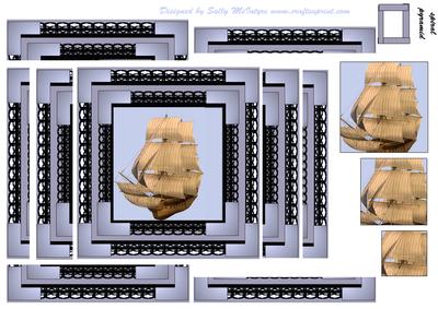 Spiral Pyramid Ship at Sail