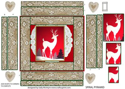 Spiral Pyramid Rudolf the Red Nosed Reindeer
