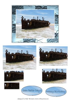 Shipwrecked Seen Better Days Happy Birthday