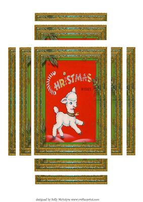 Christmas Lamb Merry Christmas