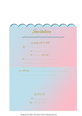 Invitation Can Be Worded to Be for Any Celebration