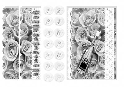 Congratulations Pretty Black and White Roses Side Pyramid N
