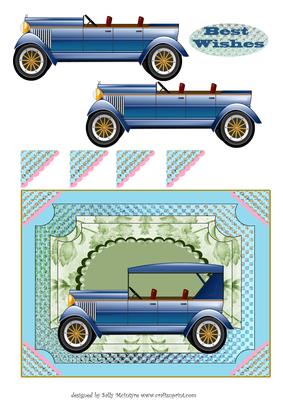 For the Vintage Car Enthusiast Best Wishes