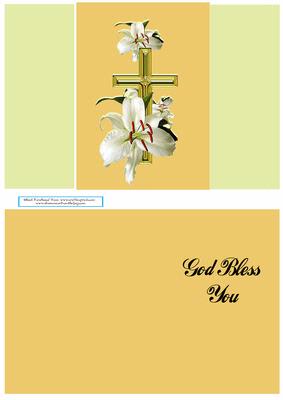 God Bless You in Yellow Tones