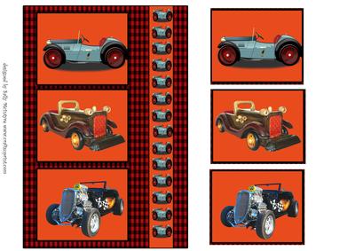 Vintage Cars Pyramid for the Man in Your Life