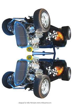 Hot Rod Shaped Car