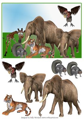 Build a Wild Animal Scene