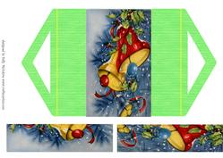 Christmas Triangle Gatefold Card