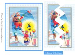 Christmas Sawtooth Stacker Card