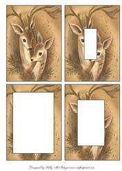 Deer Christmas Tunnell Card