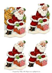 Santa Down the Chimney