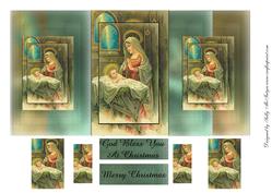 God Bless You at Christmas Merry Christmas Mary in the Mange
