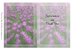 Insert Thank You Flowers from the Garden Happy Birthday Tha