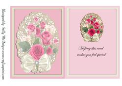 Insert for Special Pink Roses Cards Hoping This Card Makes Y