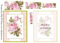 Hoping You Enjoy Your Special Day with Insert and Pyramid