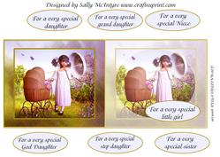 Quick Card for a Very Special Little Girl