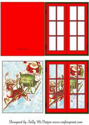 In My Window Santas Sleigh