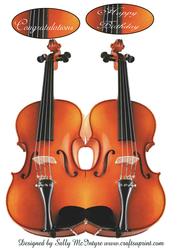 Music Master Shaped Card