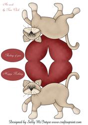 I Love Cats Happy Birthday Thinking of You