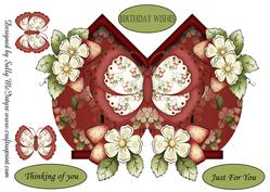 Country Birthday Wishes Shaped Card