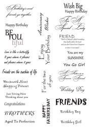 Assorted Wording for Your Cards