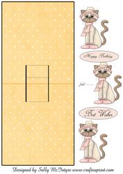 Pop Up Card for the Cat Lover