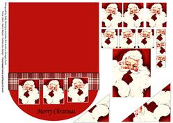 Purse Card Santa
