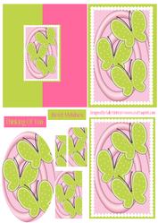 Raspberry and Lime Thinking of You Best Wishes