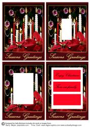 Tunnell Card Candles of Christmas Seasons Greetings from Ou