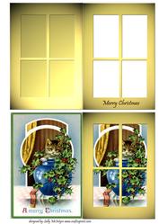 Through My Window Cats Merry Christmas